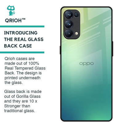 Dusty Green Glass Case for Oppo Reno5 Pro