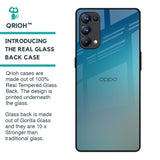 Sea Theme Gradient Glass Case for Oppo Reno5 Pro