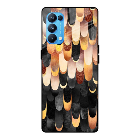 Bronze Abstract Oppo Reno5 Pro Glass Cases & Covers Online