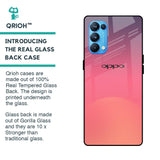 Sunset Orange Glass Case for Oppo Reno5 Pro