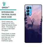 Deer In Night Glass Case For Oppo Reno5 Pro