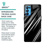 Black & Grey Gradient Glass Case For Oppo Reno5 Pro