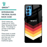 Abstract Arrow Pattern Glass Case For Oppo Reno5 Pro