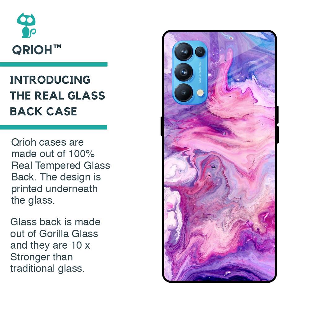 Cosmic Galaxy Glass Case for Oppo Reno5 Pro