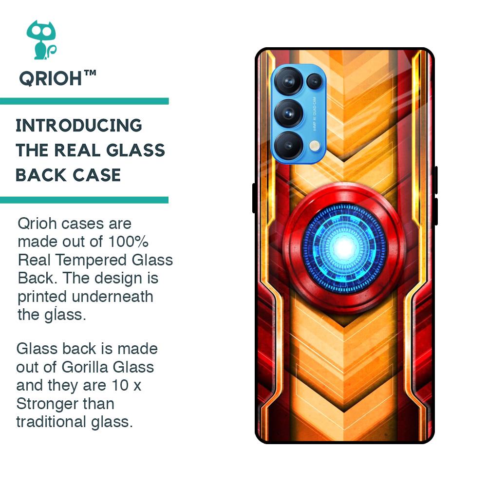 Arc Reactor Glass Case for Oppo Reno5 Pro