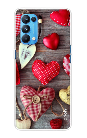 Valentine Hearts Oppo Reno5 Pro Back Cover