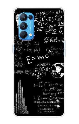Equation Doodle Oppo Reno5 Pro Back Cover