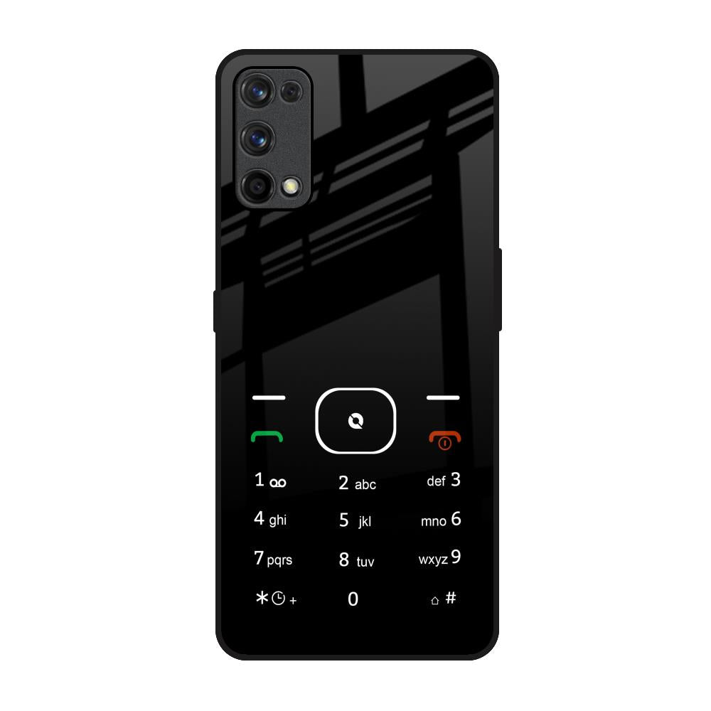 Classic Keypad Pattern Realme X7 Pro Glass Back Cover Online