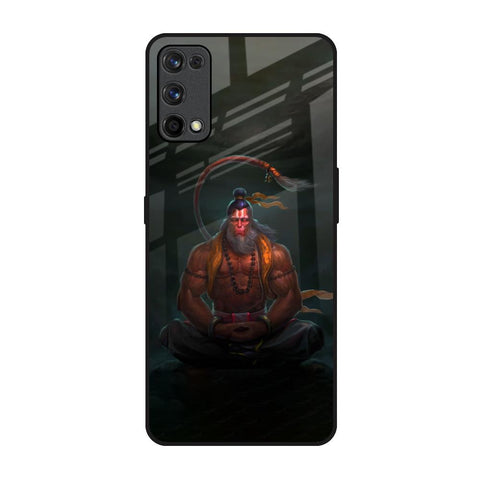 Lord Hanuman Animated Realme X7 Pro Glass Back Cover Online