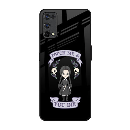 Touch Me & You Die Realme X7 Pro Glass Back Cover Online