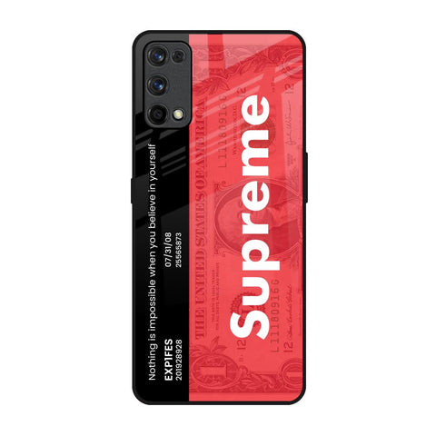 Supreme Ticket Realme X7 Pro Glass Back Cover Online