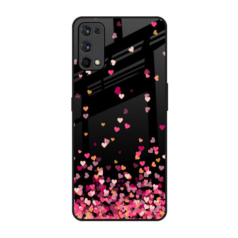 Heart Rain Fall Realme X7 Pro Glass Back Cover Online