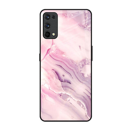 Diamond Pink Gradient Realme X7 Pro Glass Back Cover Online