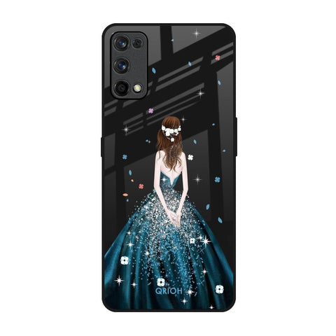 Queen Of Fashion Realme X7 Pro Glass Back Cover Online