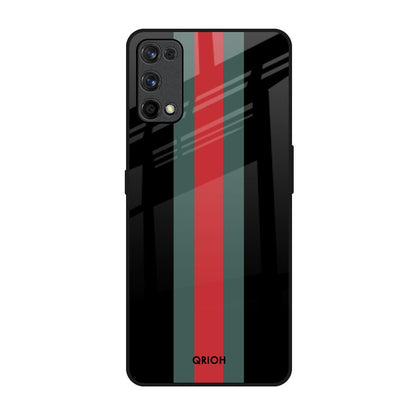 Vertical Stripes Realme X7 Pro Glass Back Cover Online