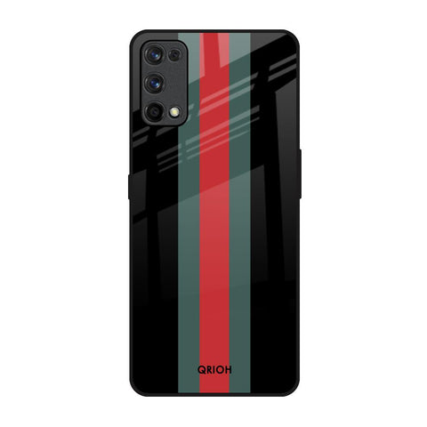 Vertical Stripes Realme X7 Pro Glass Back Cover Online
