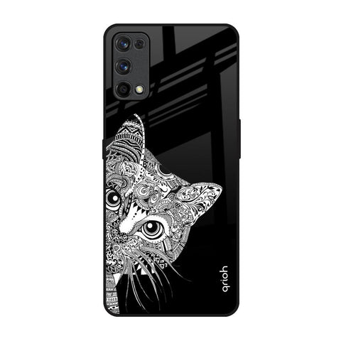 Kitten Mandala Realme X7 Pro Glass Back Cover Online