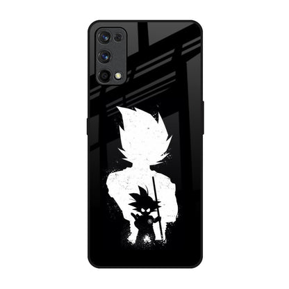 Monochrome Goku Realme X7 Pro Glass Back Cover Online