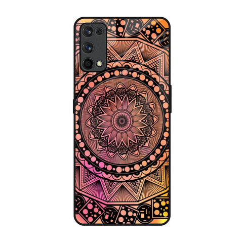 Floral Mandala Realme X7 Pro Glass Back Cover Online
