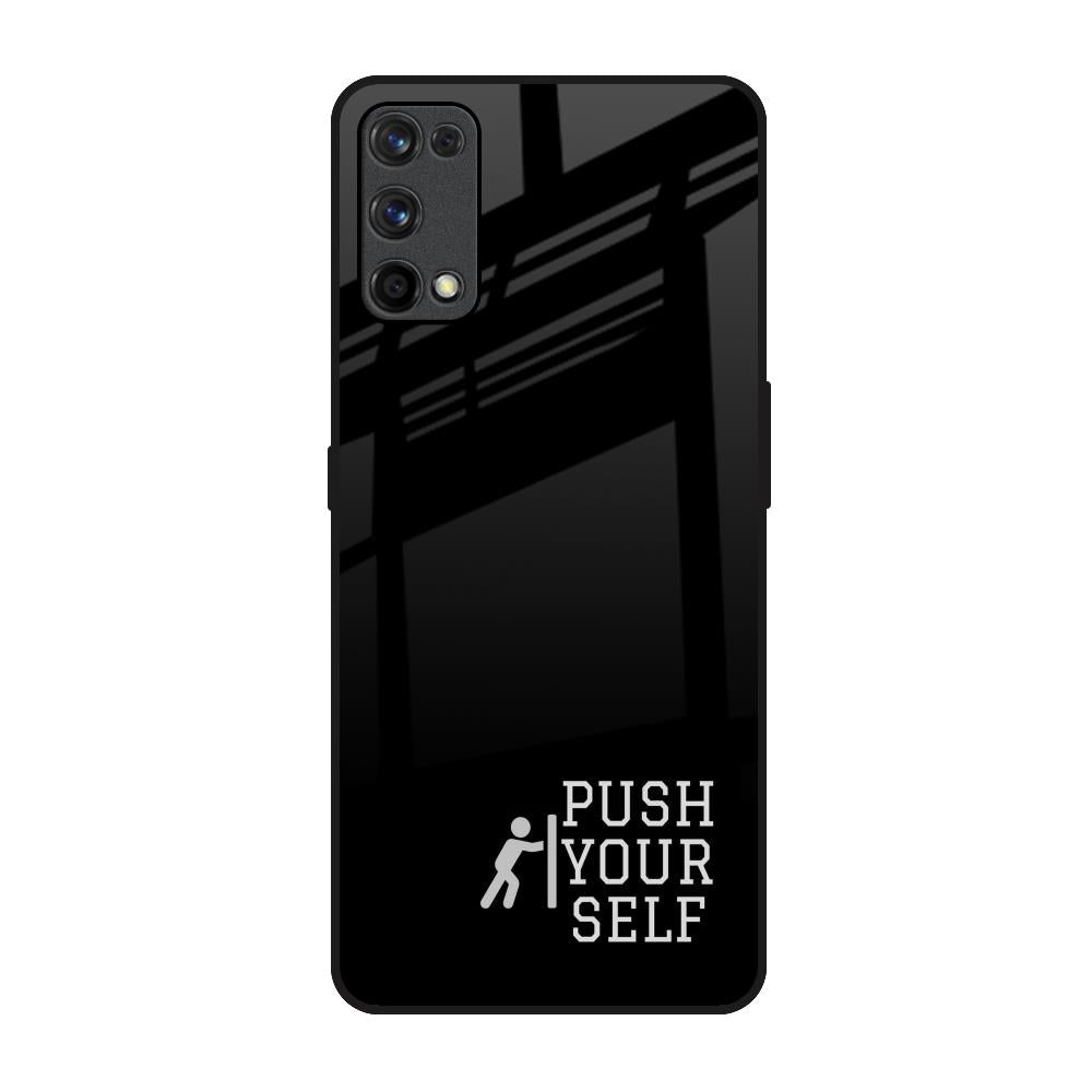 Push Your Self Realme X7 Pro Glass Back Cover Online