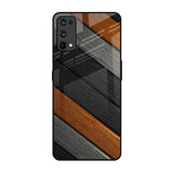 Tri Color Wood Realme X7 Pro Glass Back Cover Online