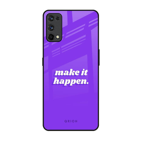 Make it Happen Realme X7 Pro Glass Back Cover Online