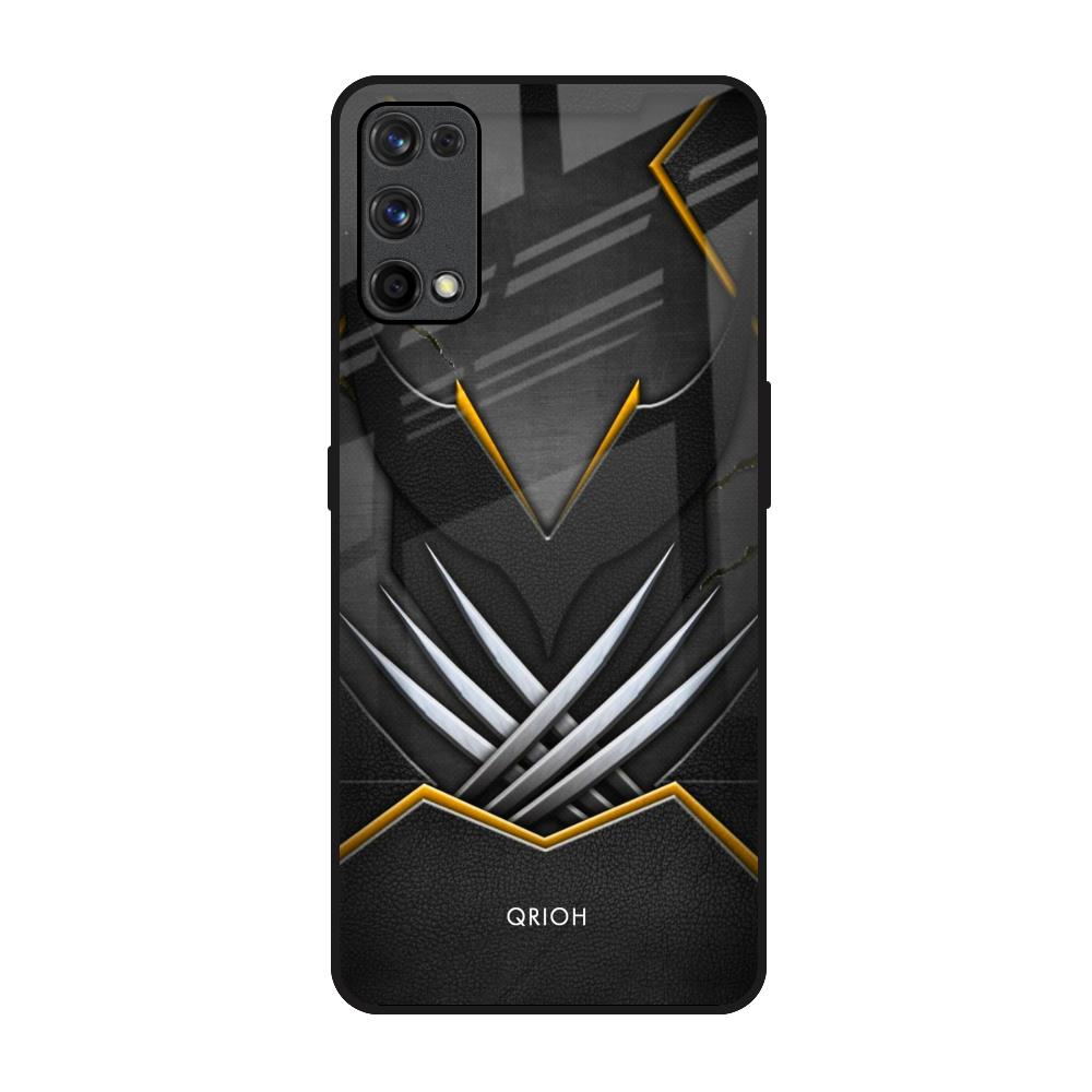 Black Warrior Realme X7 Pro Glass Back Cover Online