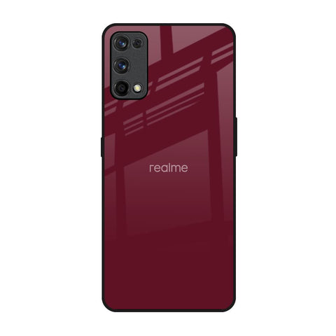 Classic Burgundy Realme X7 Pro Glass Back Cover Online