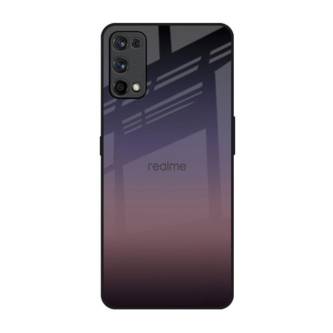 Grey Ombre Realme X7 Pro Glass Back Cover Online