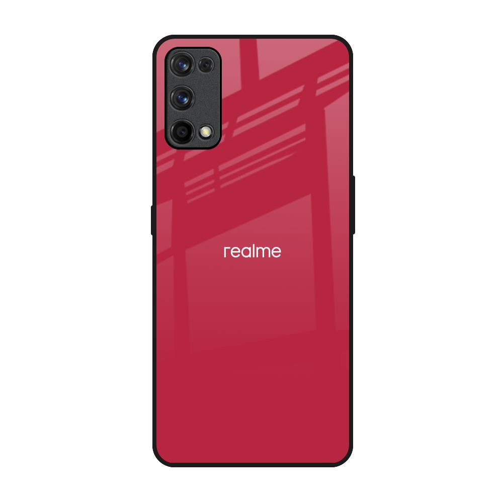 Solo Maroon Realme X7 Pro Glass Back Cover Online