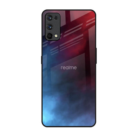 Smokey Watercolor Realme X7 Pro Glass Back Cover Online