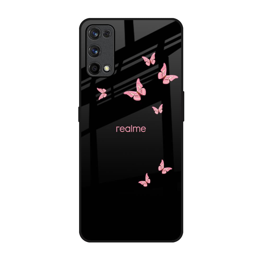 Fly Butterfly Realme X7 Pro Glass Back Cover Online