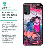Radha Krishna Art Glass Case for Realme X7 Pro