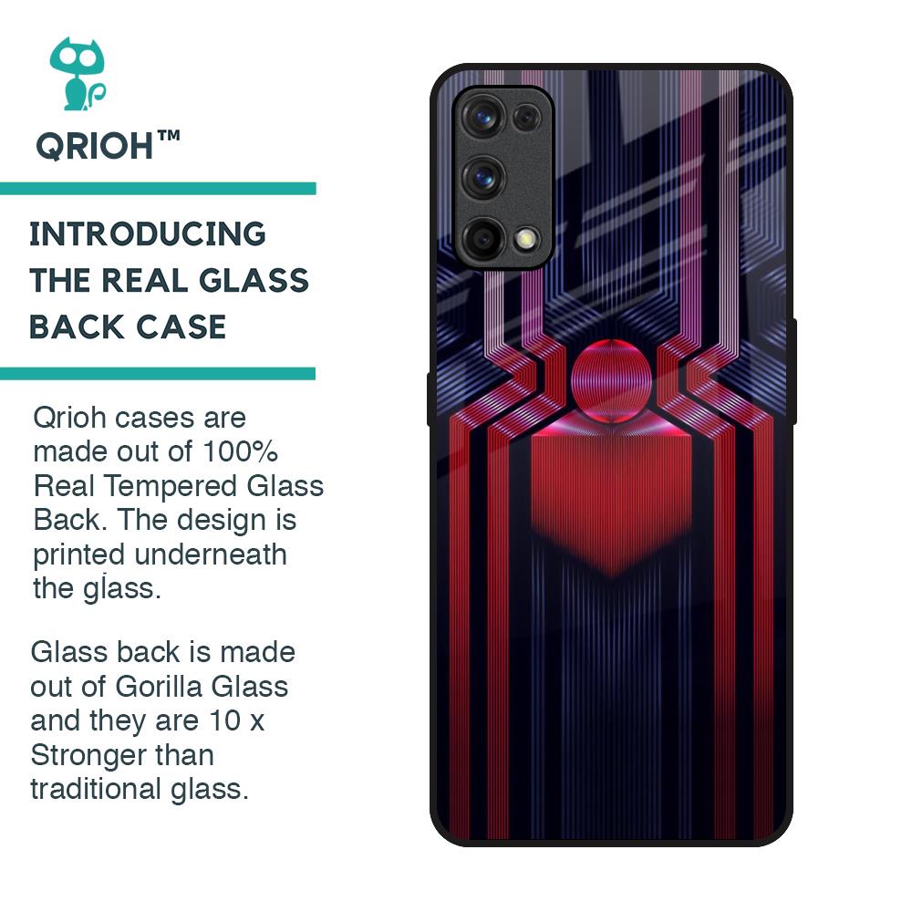 Super Art Logo Glass Case For Realme X7 Pro
