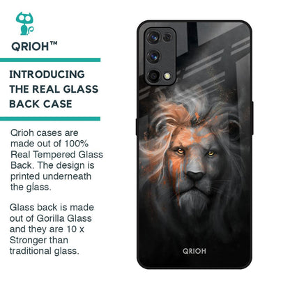 Devil Lion Glass Case for Realme X7 Pro