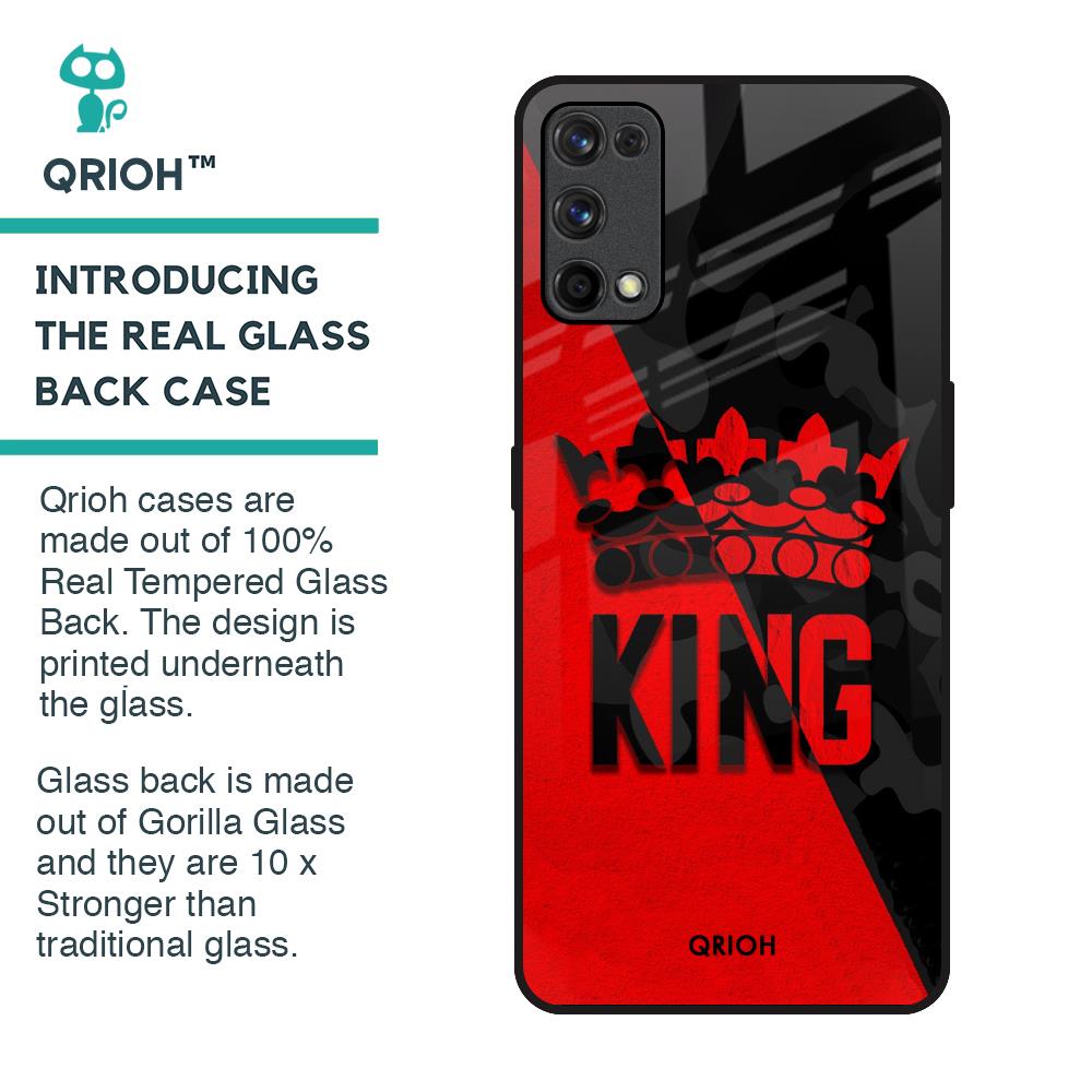 I Am A King Glass Case for Realme X7 Pro