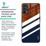 Bold Stripes Glass Case for Realme X7 Pro