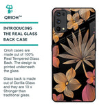 Lines Pattern Flowers Glass Case for Realme X7 Pro