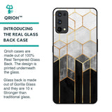Tricolor Pattern Glass Case for Realme X7 Pro