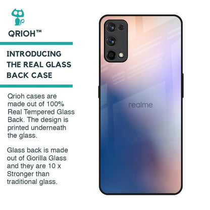 Blue Mauve Gradient Glass Case for Realme X7 Pro