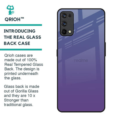 Indigo Pastel Glass Case For Realme X7 Pro