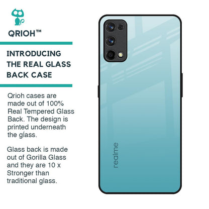 Arctic Blue Glass Case For Realme X7 Pro
