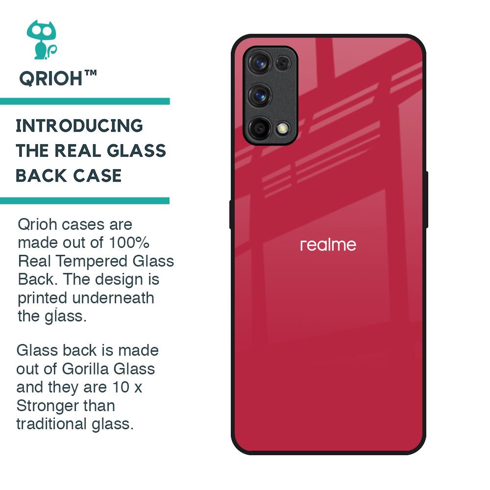 Solo Maroon Glass case for Realme X7 Pro