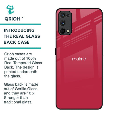Solo Maroon Glass case for Realme X7 Pro