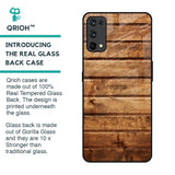 Wooden Planks Glass Case for Realme X7 Pro