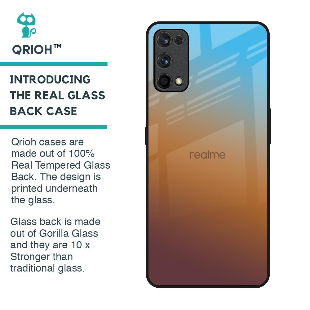 Rich Brown Glass Case for Realme X7 Pro