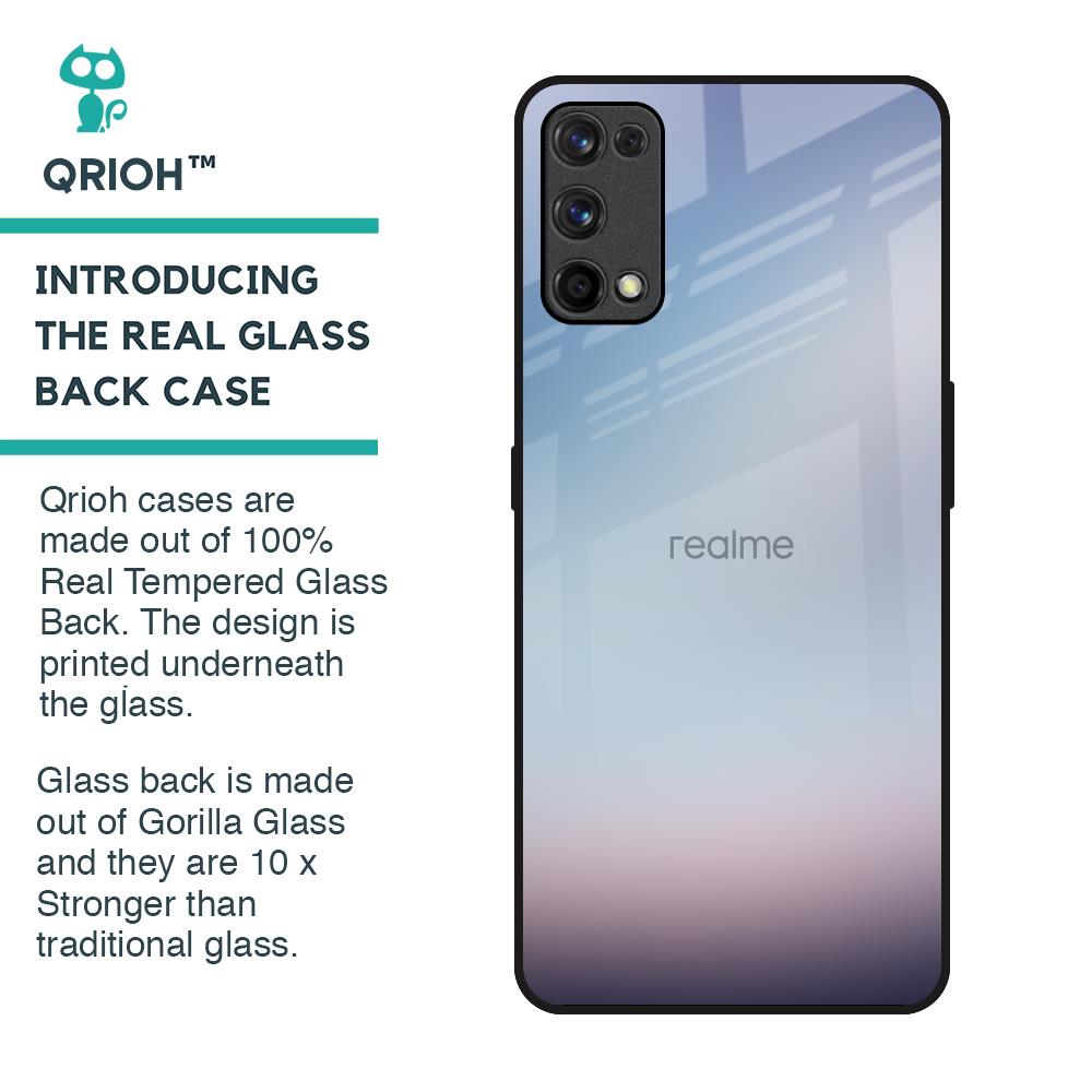 Light Sky Texture Glass Case for Realme X7 Pro