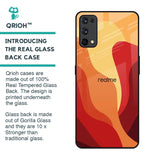 Magma Color Pattern Glass Case for Realme X7 Pro