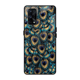 Peacock Feathers Realme X7 Pro Glass Cases & Covers Online