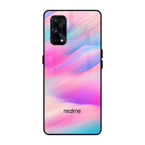 Colorful Waves Realme X7 Pro Glass Cases & Covers Online